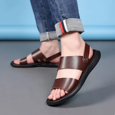 MARIS URBANA LEATHER SANDALS